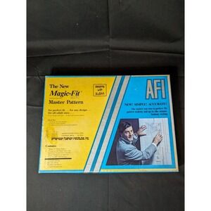 Vintage AFI The Magic-Fit Master Pattern Dressmaking Kit 1984 Designs with Dusan